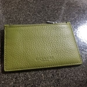 Coach Zip Card Case